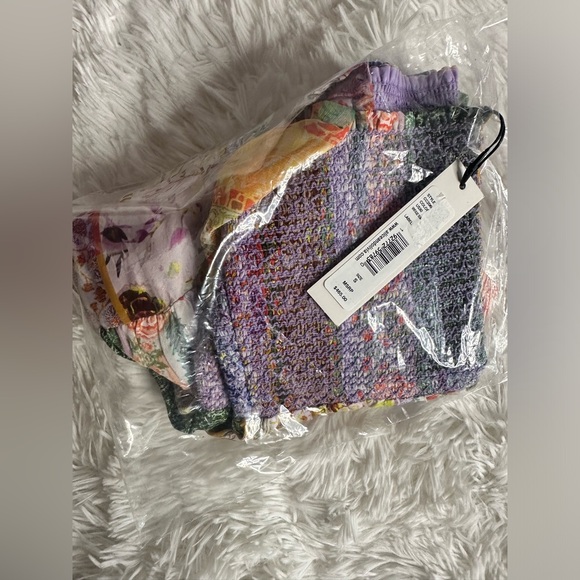 Alice + Olivia Multicolored Rowen Tiered Square Neck Tunic Dress Size S. NWT. - Picture 5 of 6